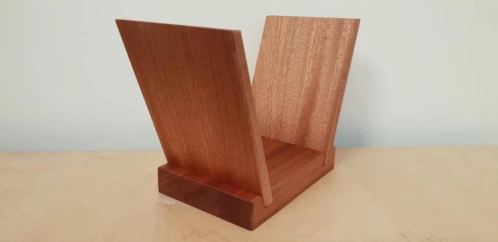 Premium Record Stand with Solid 5cm Base - 40 Record Capacity