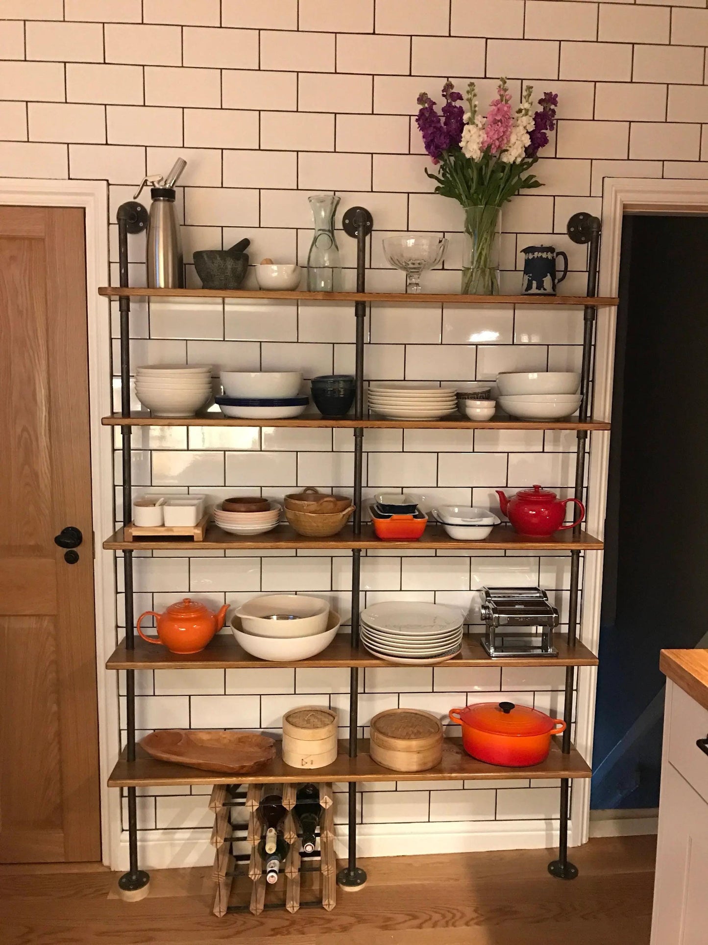 Industrial Gas Pipe Shelving Unit - Custom Orders Welcome