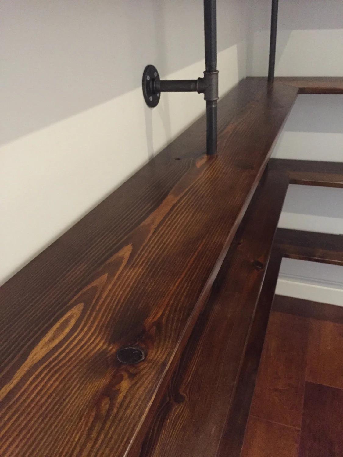 Industrial Gas Pipe Corner Shelving Unit - Custom Orders Welcome