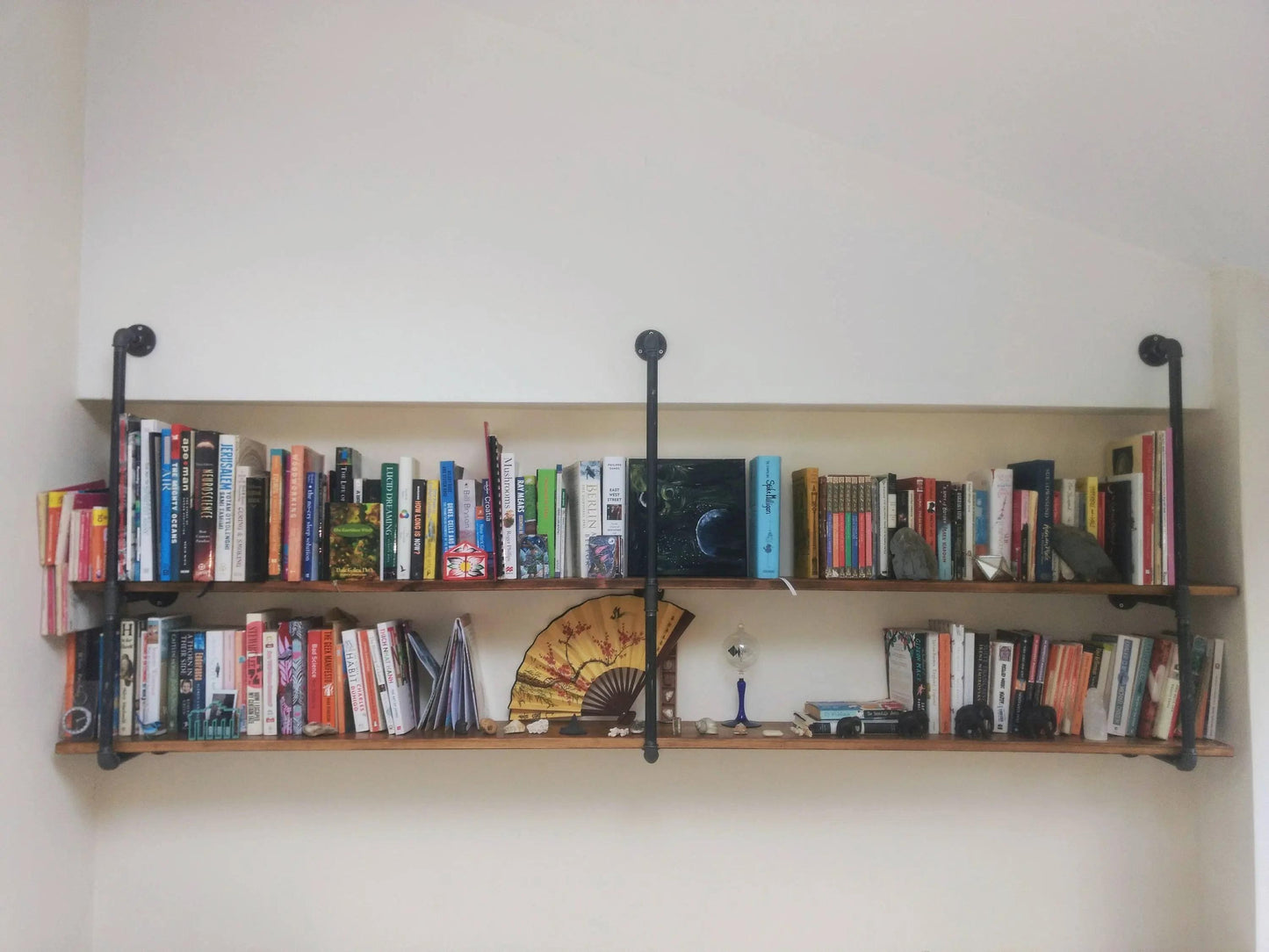 Industrial Gas Pipe Wall Hanging Shelving Unit - Custom Orders Welcome
