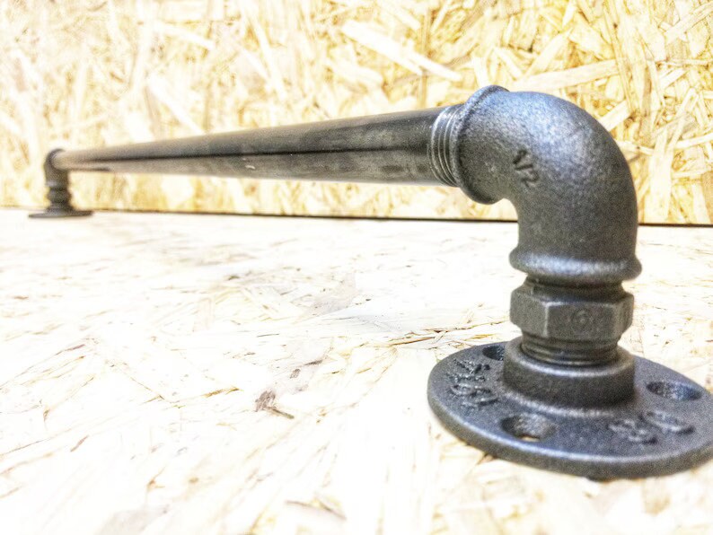 Gas Pipe Towel Rail - Custom Length