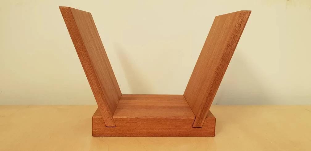 Premium Record Stand with Solid 5cm Base - 40 Record Capacity