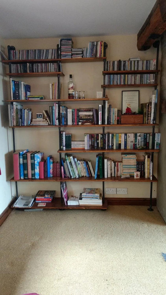 Industrial Gas Pipe Asymmetric Shelving Unit - Custom Orders Welcome
